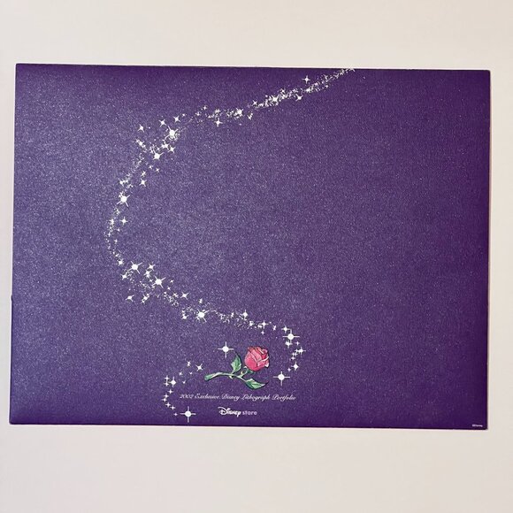 Beauty and the Beast Set of 4 Lithographs Disney Store 2002 - Picture 16 of 16